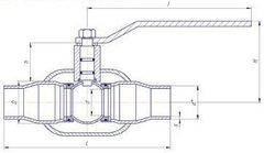 Конструкция LD КШ.Ц.П.GAS.015.040.П/П.02 Ду15