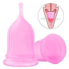 Розовая менструальная чаша HANNA - 