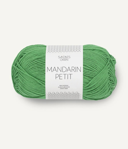 Пряжа Sandnes Garn Mandarin Petit 8236 зелень