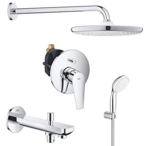 Grohe Tempesta 127256 Набор для ванны с изливом, хром