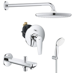 Grohe Tempesta 127256 Набор для ванны с изливом, хром фото