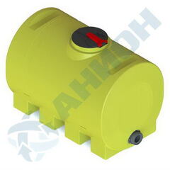 Емкость для вентиляторного опр. 2000 л МН с откидной  крышкой с клапаном Анион 2000 л.(2010x1130x1380см;желтый) - арт.559569