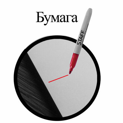 Маркер перманентный (нестираемый) STAFF 