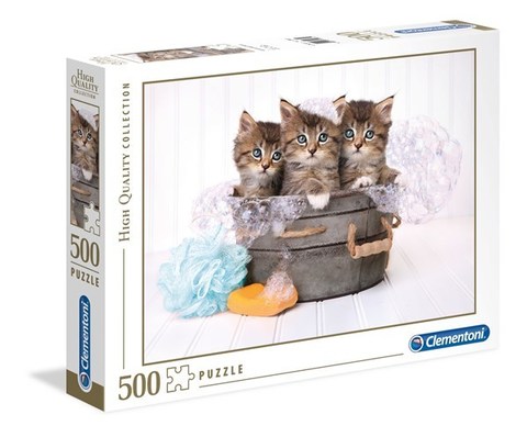 Puzzle PZL 500 HQC KITTENS AND SOAP