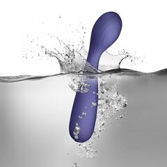 Фиолетовый вибратор для G-точки Peri Berri - 18,5 см. - 