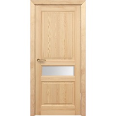 Купить Межкомнатная дверь массив сосны Порталини 4 под покраску под остекление 1/2