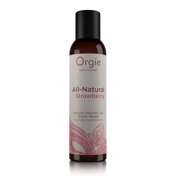 Интимный гель на водной основе с ароматом клубники Orgie All-Natural Strawberry 150мл