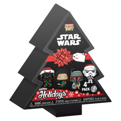 Набор подарочный Funko Pocket! Star Wars Tree Holiday (4 Pack)