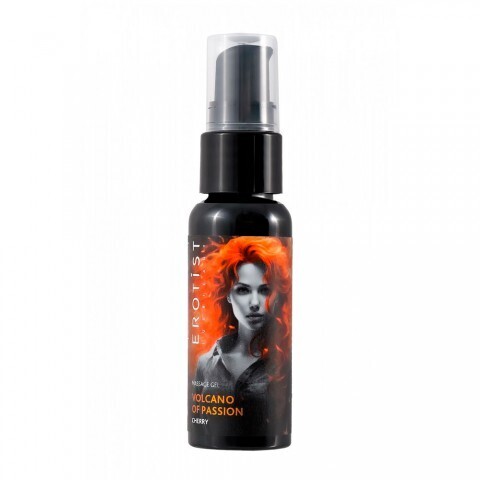 Гель Erotist с эффектом вибрации VOLCANO OF PASSION со вкусом вишни 25 мл