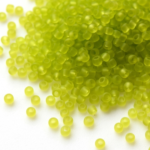 Бисер Тохо круглый 11/0 0004F салатовый матовый/Toho round