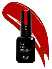 OLYSTYLE Гель-лак для ногтей тон 148 классический красный