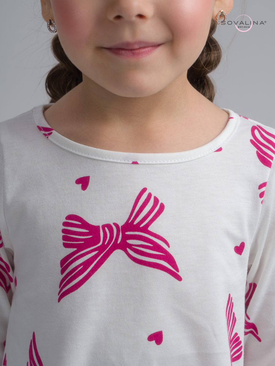 Костюм Алиса SG алые бантики-фуксия