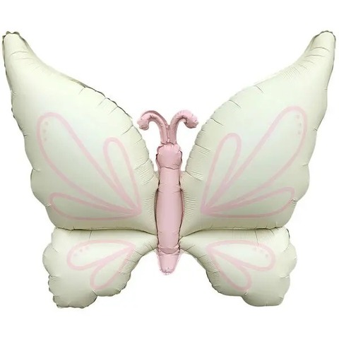 Фигура Нежная бабочка, Кремовый, Сатин (Китай)