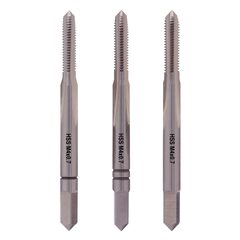 Метчик М 4,0х0,7 (Комплект 3шт) DIN352 HSS-G 6h 45мм a=3,4 Terrax by Ruko 230040TX