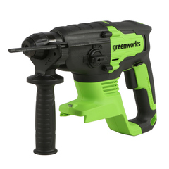 Перфоратор Greenworks GD24SDS2 24V (2,0 Дж) аккумуляторный, без АКБ и ЗУ