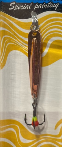 8 Блесна зимняя KDF Minkur 130-8018 2 гр 40 мм цв copper