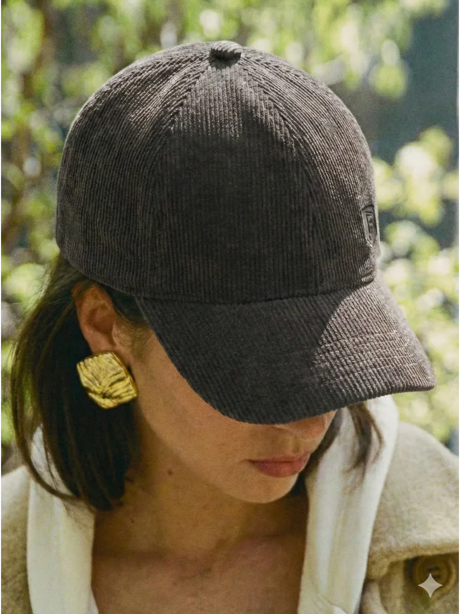 Бейсболка летняя вельвет весенняя