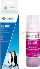 Чернила G&G GG-108M C13T09C34A пурпурный 70 мл для Epson Ecotank L8050/L18050