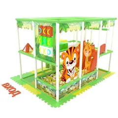 Детский игровой лабиринт «Дружок МАКС» 8,3м² (3,5*2,35*2,5м)