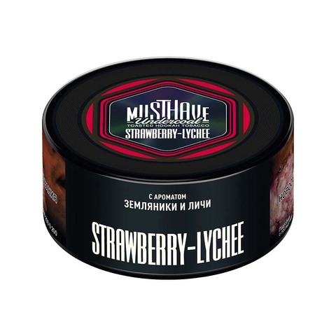 Табак для кальяна Must Have Undercoal 25гр - Strawberry - Lychee с ароматом Земляники и Личи