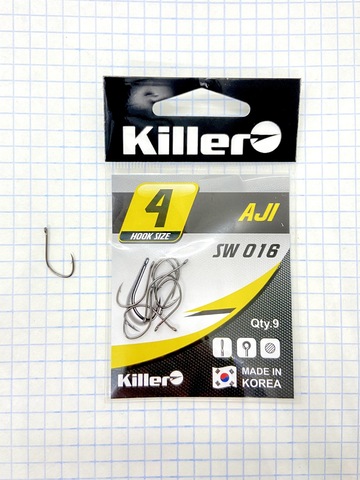 Крючок KILLER AJI № 4 продажа от 10 шт.