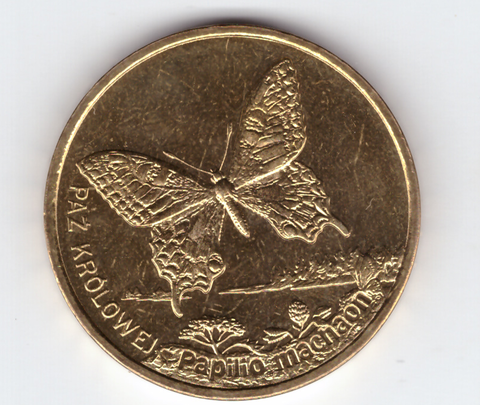 Польша Бабочка Махаон 2001