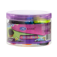 
          Точилка Basir, одинарная, с контейнером, серия "Компьютерная мышка", 4 цвета корпуса, с крышкой