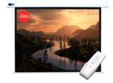 Экран S'OK SCPSM-400X300FG Pro 197'' 4:3 настенно-потолочный, моторизованный, Fiberglass, белый
