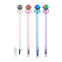 
          Карандаш вечный, чернографитный, Basir, серия "Космонавт", с фигуркой на наконечнике, 4 цвета корпуса, 36 шт