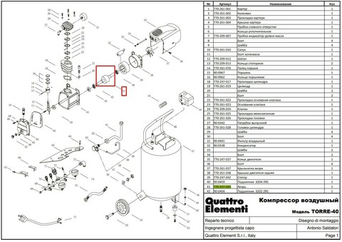 Якорь QUATTRO ELEMENTI Vento/Torre (770-247-045)