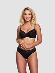 Бюстгальтер с мягкими чашками на косточках Senselle by Felina 1010014_Черный