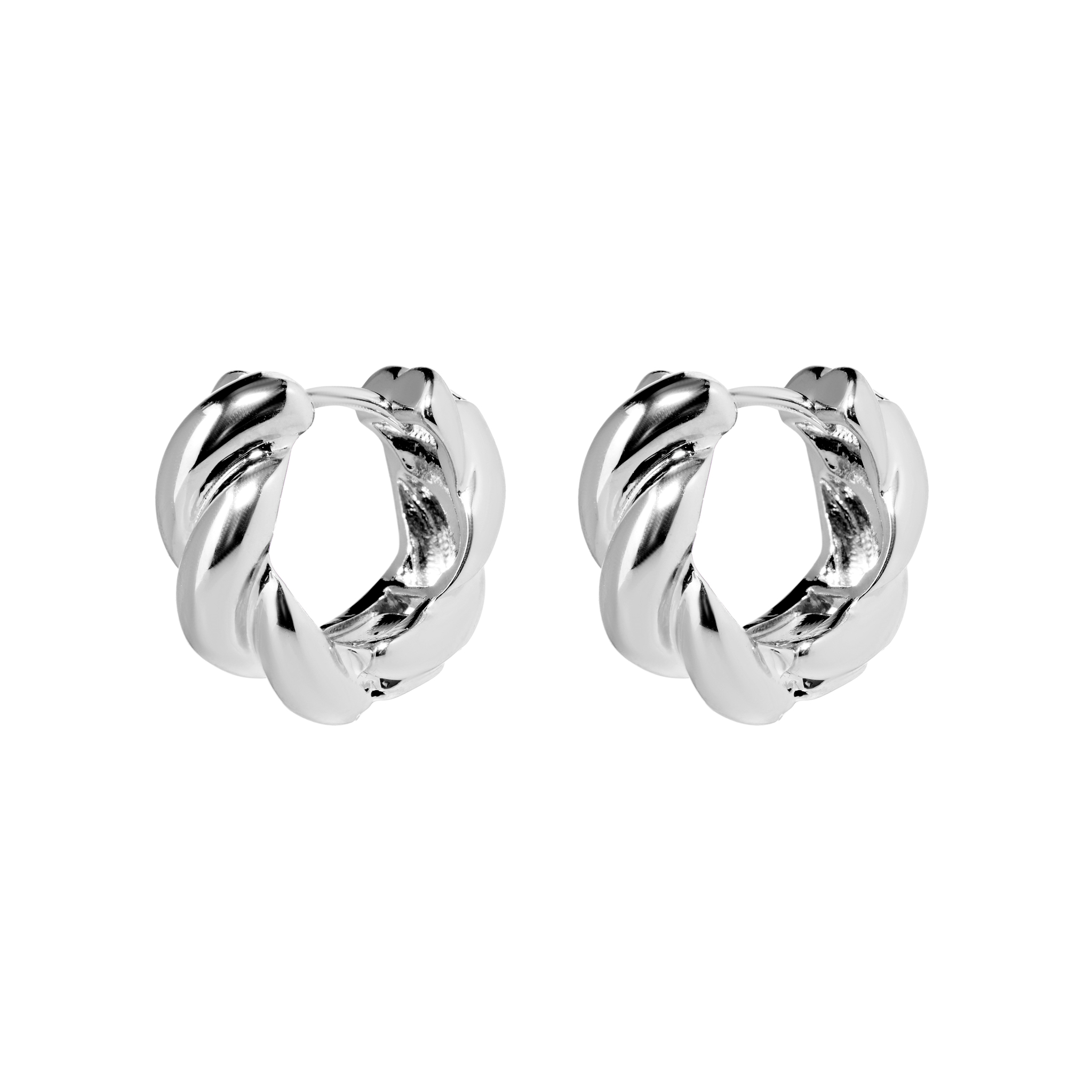 

Серьги Braided Earrings - Silver