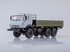 KAMAZ-53501 6x6 flatbed truck khaki-gray 1:43 PAO KAMAZ