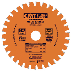 Диск пильный по стали 136,5x20x1,2/1,5 0° FWF Z=30 226.030.05H