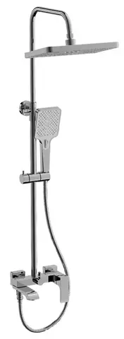 Душевая система тропический душ BELZ B24507 латунь, хром