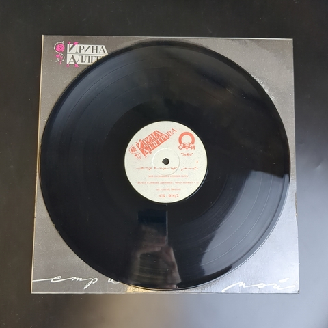 LP Ирина Аллегрова – Странник Мой . Виниловая пластинка 12 дюймов. Орфей 1992 год