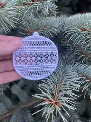 Шар. Подвеска. Кружево NYK-2508S-Midi