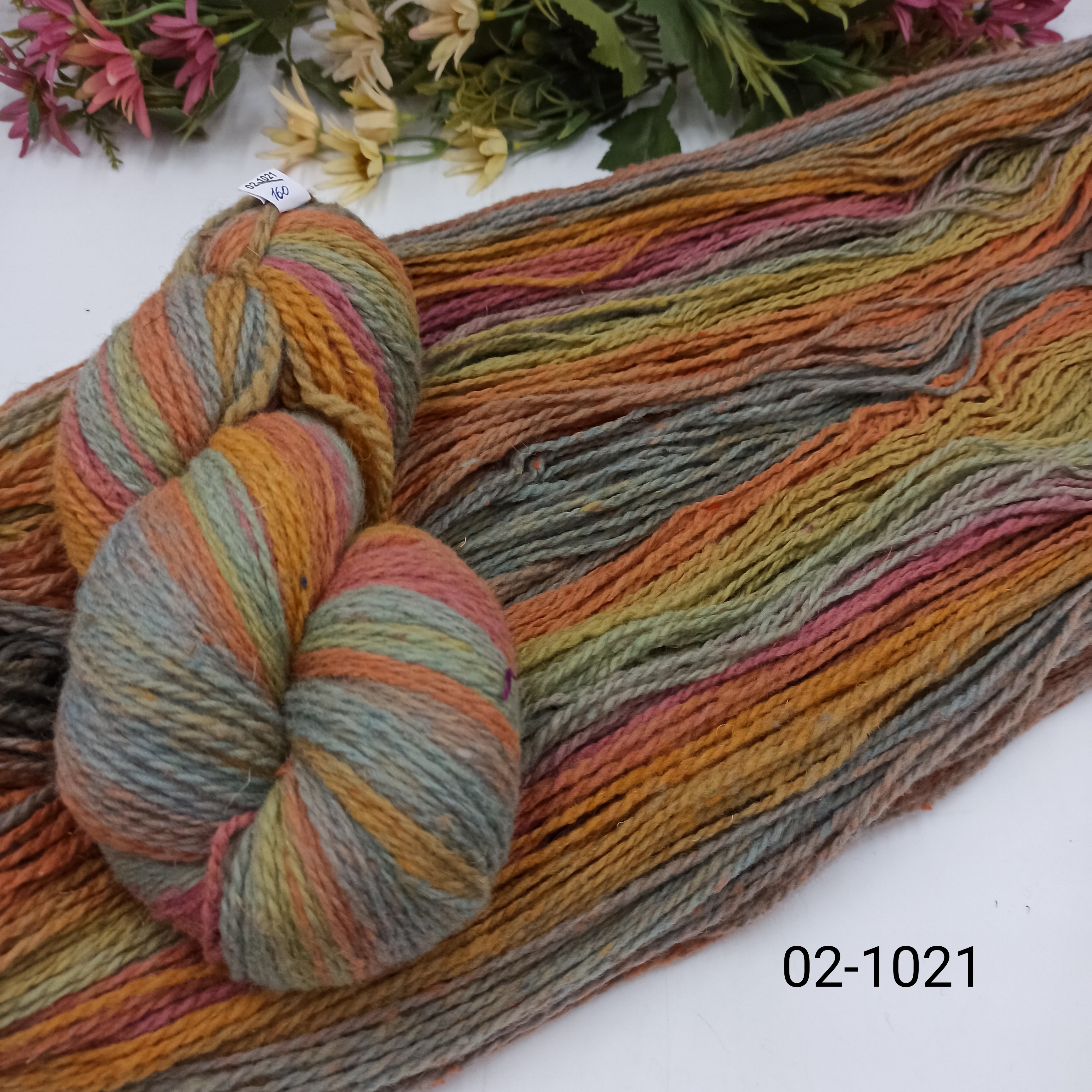 Дундага 6/2 шерсть секционного окрашивания 02-1021