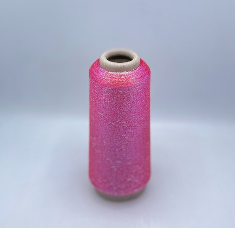 Torcitura di domaso (пр.Италия),art.Dragonfly, 10500м / 100 гр. 100% Полиэстер(люрекс), цвет-Коралловая стрекоза (801+718) , арт.36576