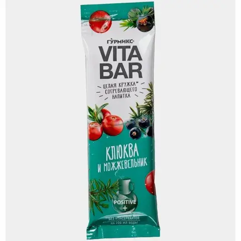 Основа для приготовления напитка Гурмикс VITA BAR Клюква и можжевельник, 25 мл.