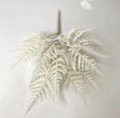 Растение искусственное, Папоротник букет, Белый, 40 см