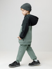 брюки  для мальчика  КР 400603/хаки 5107 к612