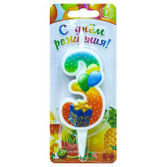 Свеча-цифра тортовая 