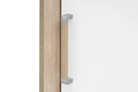 Шкаф-купе Сакура 1.5 м дуб сонома / белый