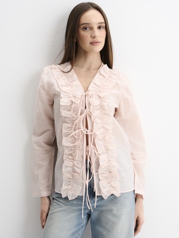 Блуза Pillow нежно-розовый
