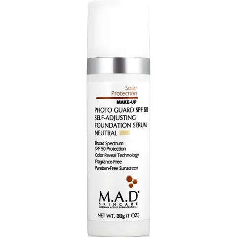 M.A.D. Skincare Подстраивающаяся сыворотка-основа под макияж с защитой SPF50 | Photo Guard Spf 50 Self-Adjusting Foundation Serum — Neutral/Light