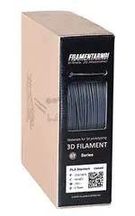 Пластик для 3Д принтера Filamentarno! PLA+ Standart темно-серый 750 г, 1.75 мм
