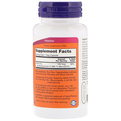 Now Foods, MK-7 витамин K-2 , 100 мкг, 120 капсул в растительной оболочке