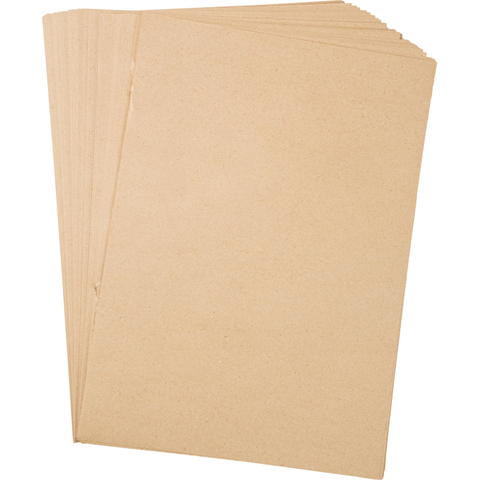 Крафт-бумага оберточная в листах А3, 297 х 420мм(78 г/м2), 100 лст,Марка А