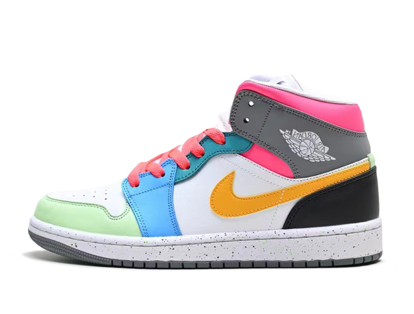 Jordan 1 different color swoosh best sale
